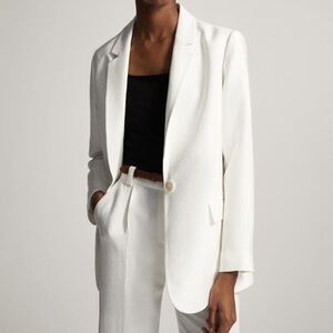 Massimo Dutti linen blazer size 36/4